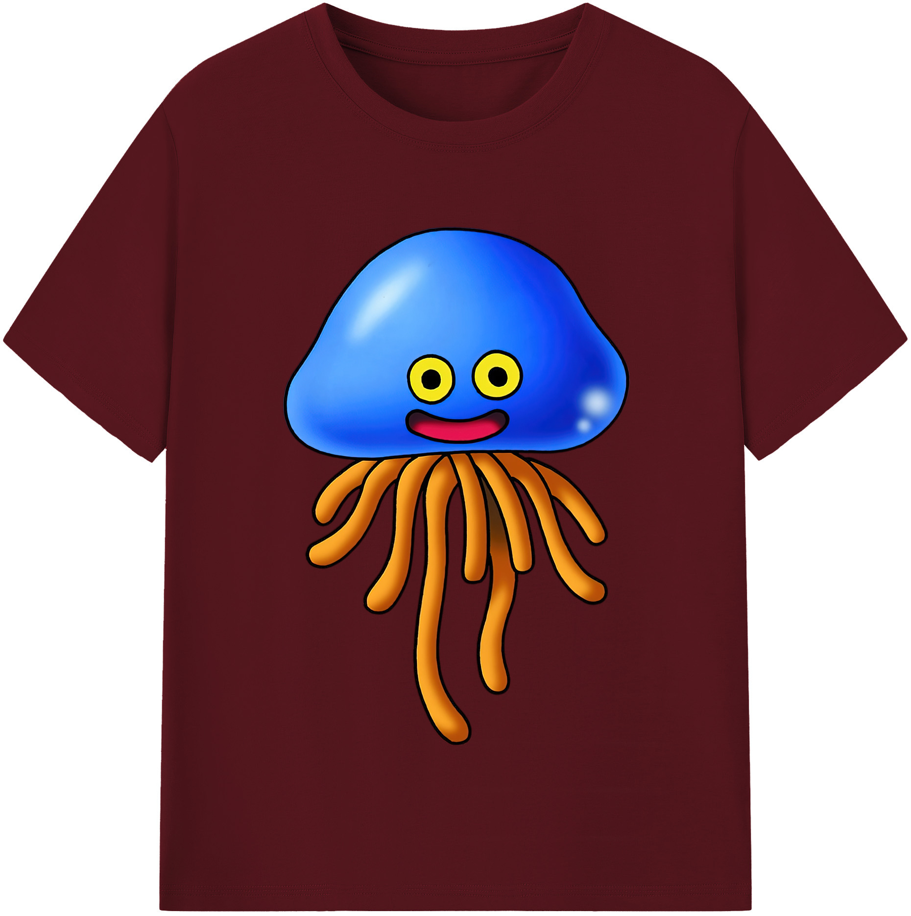 （画像用） ドラゴンクエスト Doragon Kuesuto Dragon Quest 綿100％半袖Tシャツ（フロントプリント）